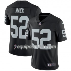 Camiseta Hombre NFL Oakland Raiders Khalil Mack 52 Nike Negro
